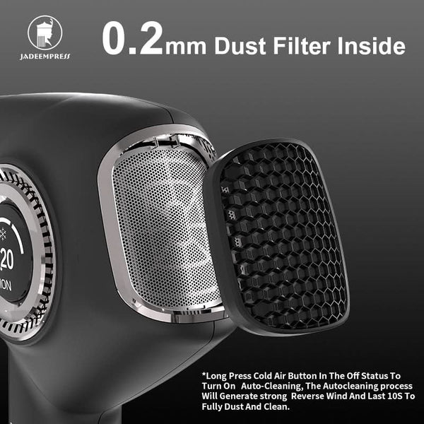 Professional Beauty Salon Smart Hair Dryer Negative Ionic Leafless High Speed Motor Drier Portable Salon Blow Hair Dryer - Sccoti