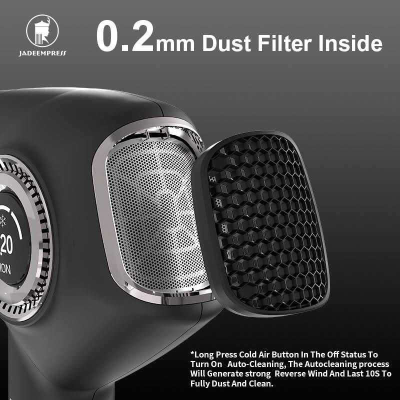 Professional Beauty Salon Smart Hair Dryer Negative Ionic Leafless High Speed Motor Drier Portable Salon Blow Hair Dryer - Sccoti