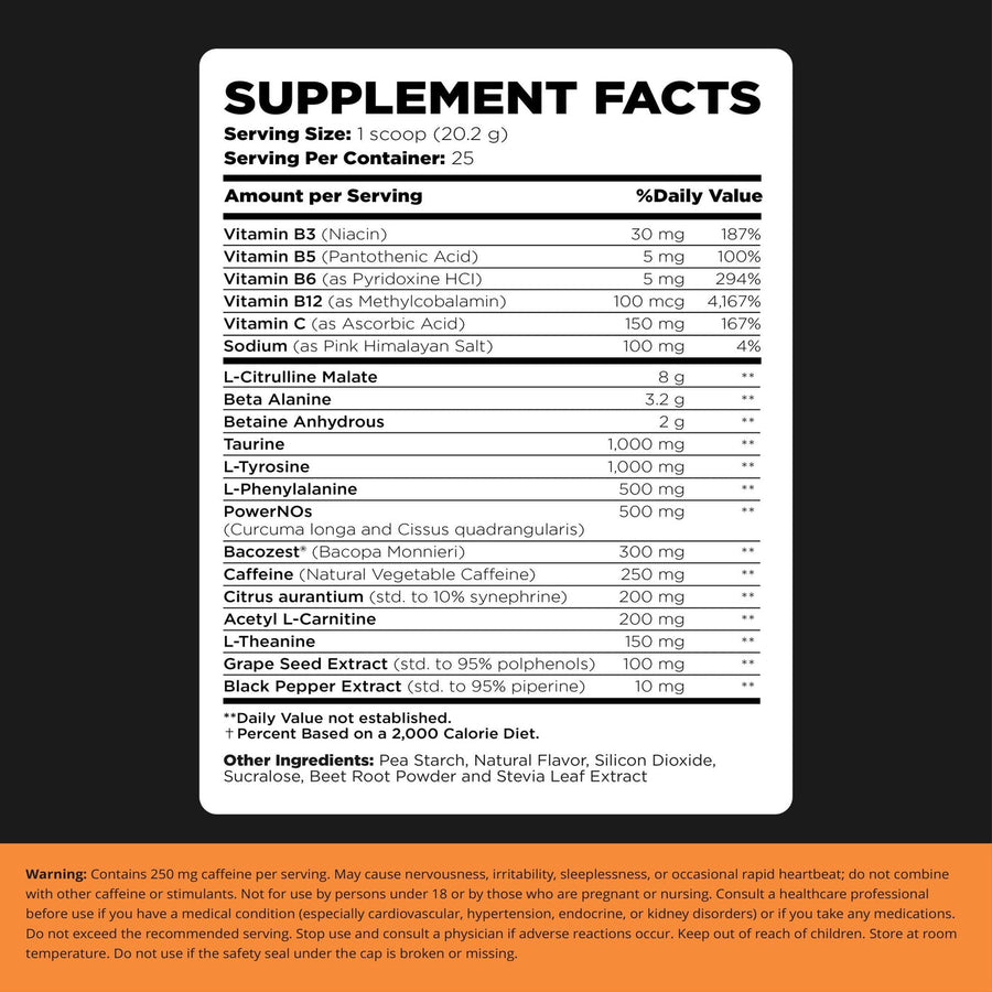 Pre-Workout - ENERGY & Performance