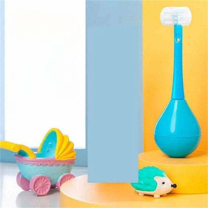 Brosse à dents à trois faces pour enfants