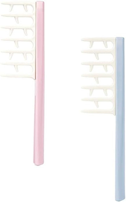 Volumizing Wide Toothed Fluffy Curly Hair Comb for All Hair Types - Deer Antlers Design