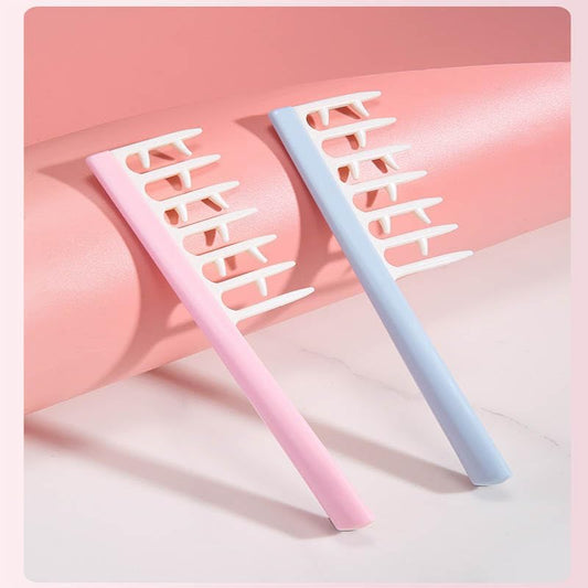 Volumizing Wide Toothed Fluffy Curly Hair Comb for All Hair Types - Deer Antlers Design