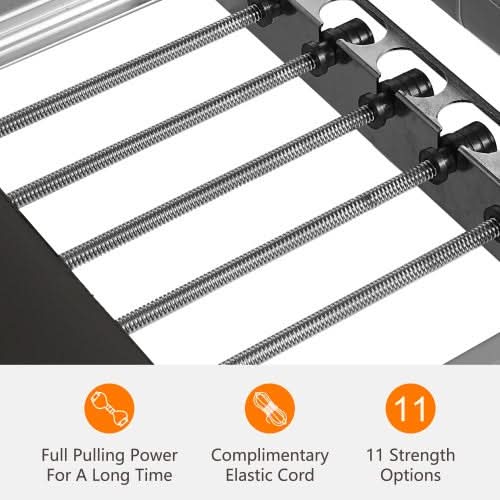 Pilates Core Bed, Foldable Home High Quality, Yoga Studio Commercial Fitness Equipment, Black - Sccoti