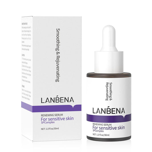 LANBENA Siero al retinolo per viso, Siero al retinolo con acido ialuronico per rughe e linee sottili, Siero viso notte rinnovante e rimpolpante per pelle luminosa, Siero per pelli sensibili, 30 ml