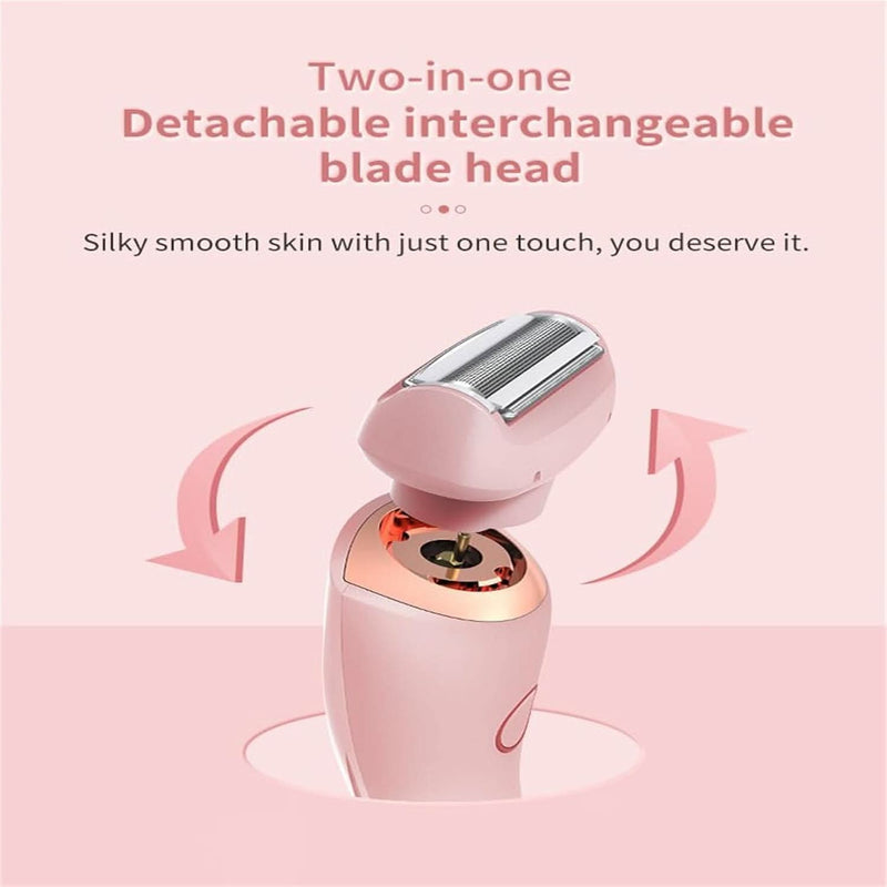 2 in 1 Livora Electric Shaver, Silkglide Pro, Bikini Trimmer for 𝐏𝐮𝐛𝐢𝐜 𝐇𝐚𝐢𝐫, Wet & Dry, Ipx7 Waterproof, Blade Replaceable, Epilator 𝐏𝐚𝐢𝐧𝐥𝐞𝐬𝐬 - Sccoti