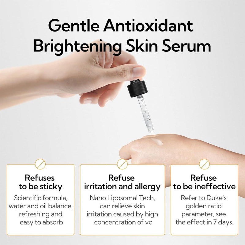 20% Vitamin C Serum For Face, Brightening Skin, Dark Spot Remover, Reduce Wrinkle, Anti Aging Glowing Serum, Facial Moisturizer with Niacinamide, Vitamin E, Hyaluronic Acid, 15 ML/ 0.51 Fl oz - Sccoti