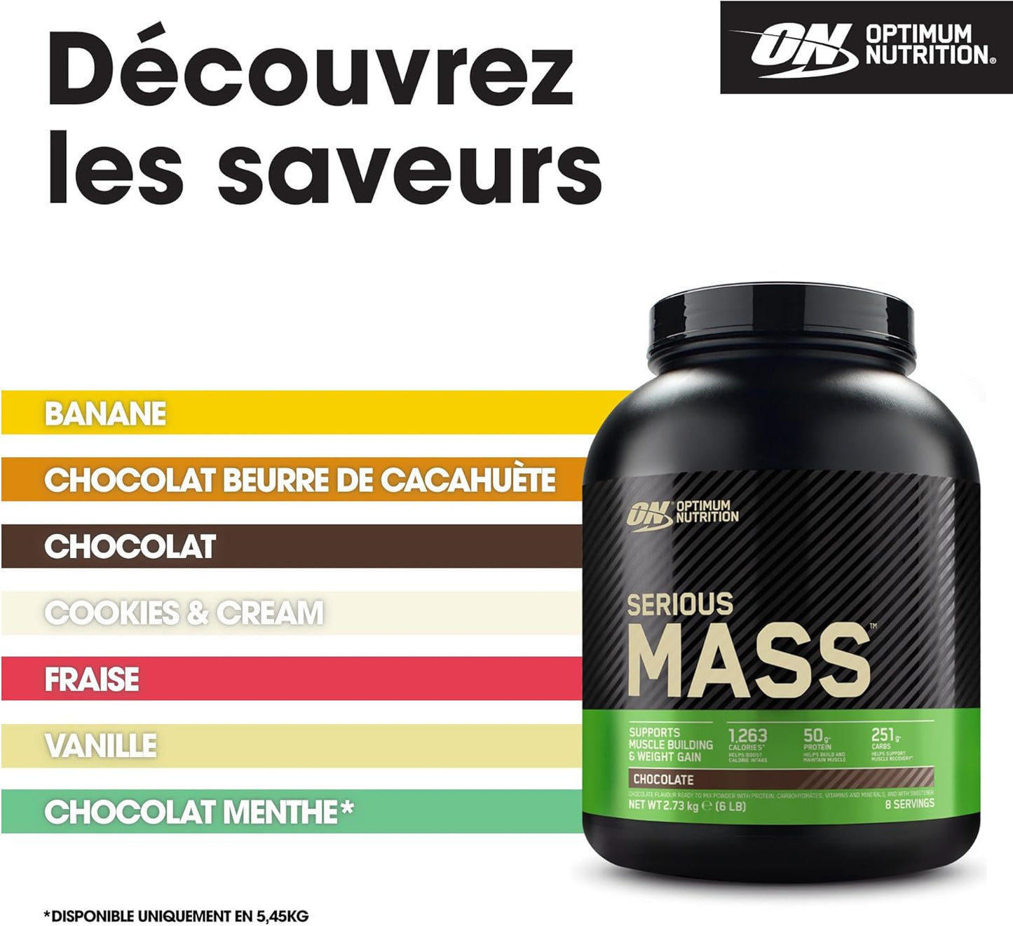 Optimum Nutrition Serious Mass High Calorie Mass Gain Proteinpulver