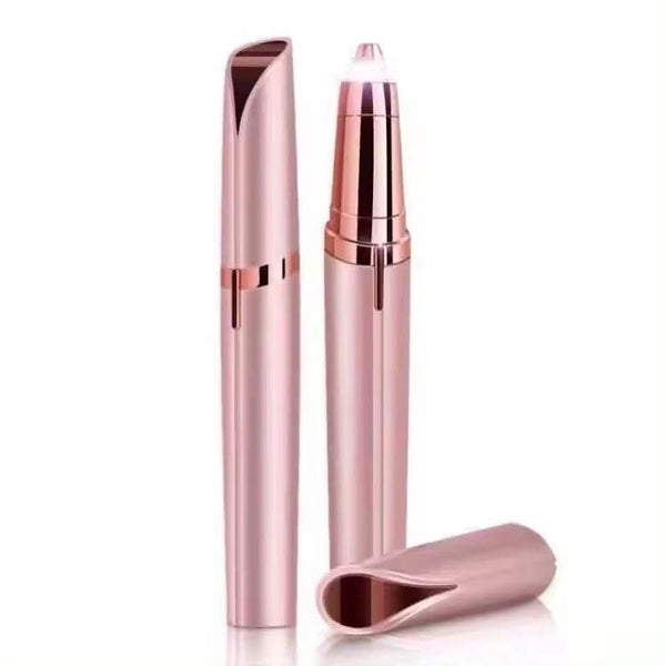 Portable Eyebrow Electric Hair Remover for Women with Led Light, Painless & Safe Eyebrow Epilator - Sccoti