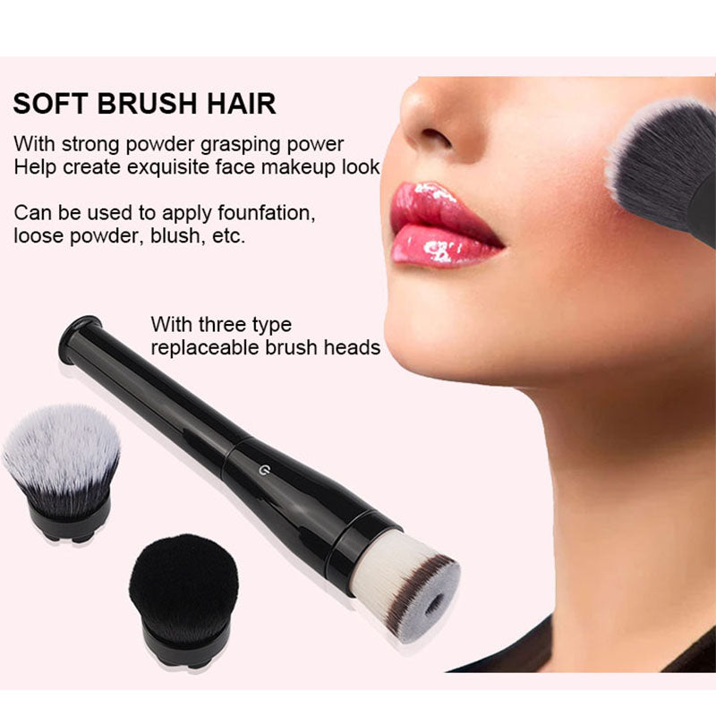 Rotating Makeup Brush for Maximum Coverage