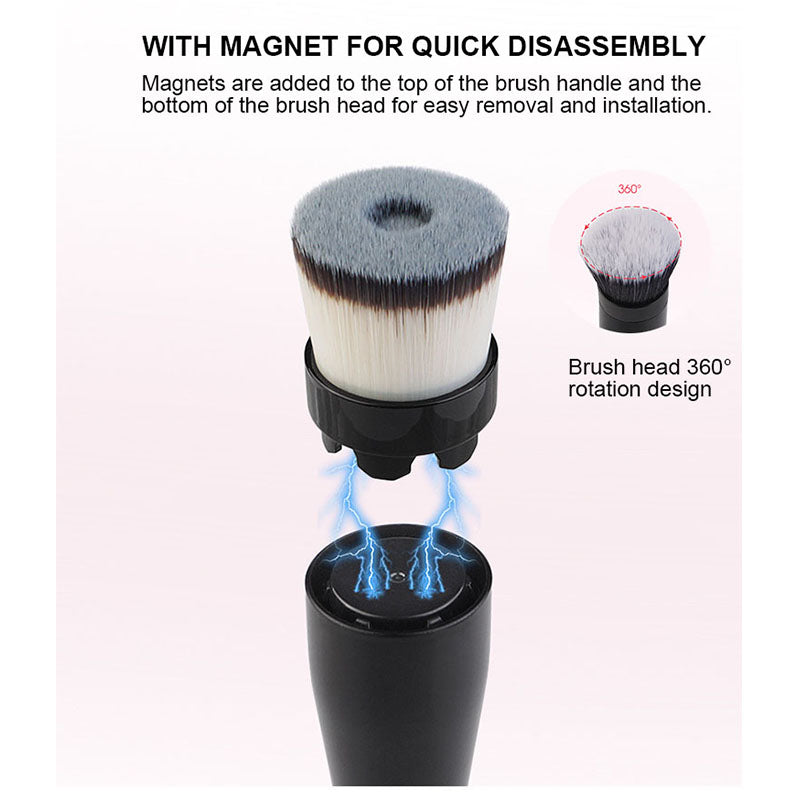 Rotating Makeup Brush for Maximum Coverage