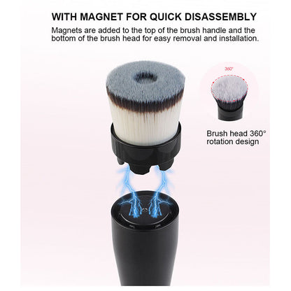 Rotating Makeup Brush for Maximum Coverage