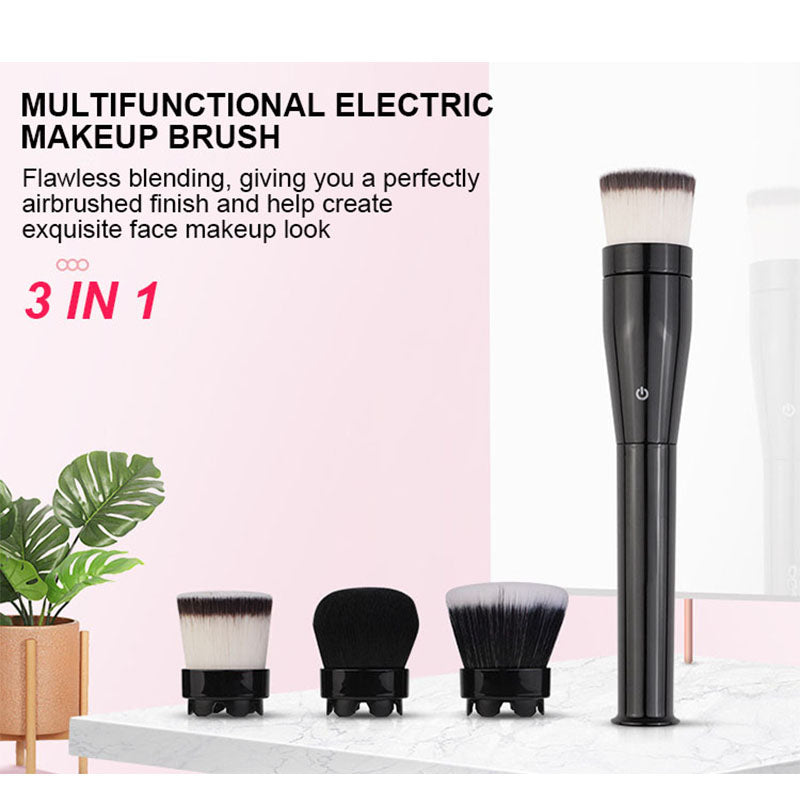 Rotating Makeup Brush for Maximum Coverage