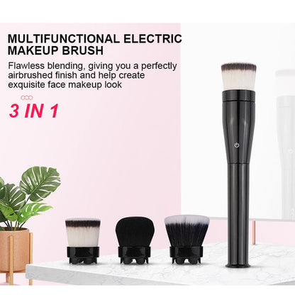Rotating Makeup Brush for Maximum Coverage