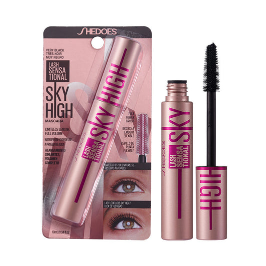 4D Long Lasting Mascara - Washable Volumizing Waterproof Black Sweatproof Curling Mascara