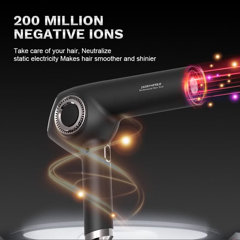 Professional Beauty Salon Smart Hair Dryer Negative Ionic Leafless High Speed Motor Drier Portable Salon Blow Hair Dryer - Sccoti