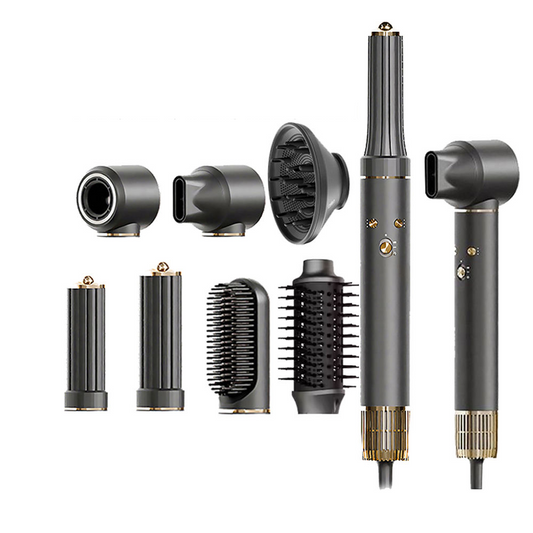 8-in-1 Salon-Grade Professional Hair Multi Styler - Upgraded Styling Power - Exclusive Edition