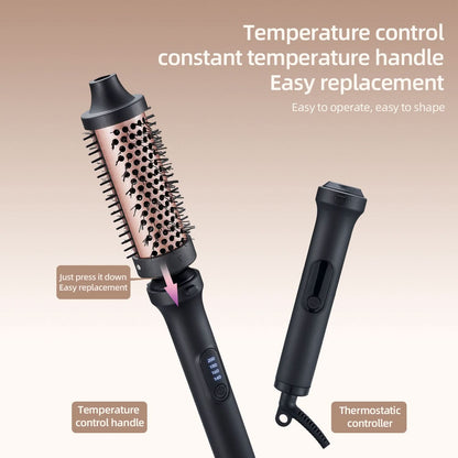 Professional 5 - in - 1 Curling Iron Set with Removable Barrels Create Loose Waves, Tight Curls, and Beachy Rings for Hair Types - Sccoti