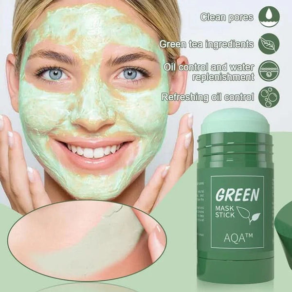 Anti - Blackhead Green Tea Miracle Stick - Removes Blackheads from Face and Nose - Sccoti