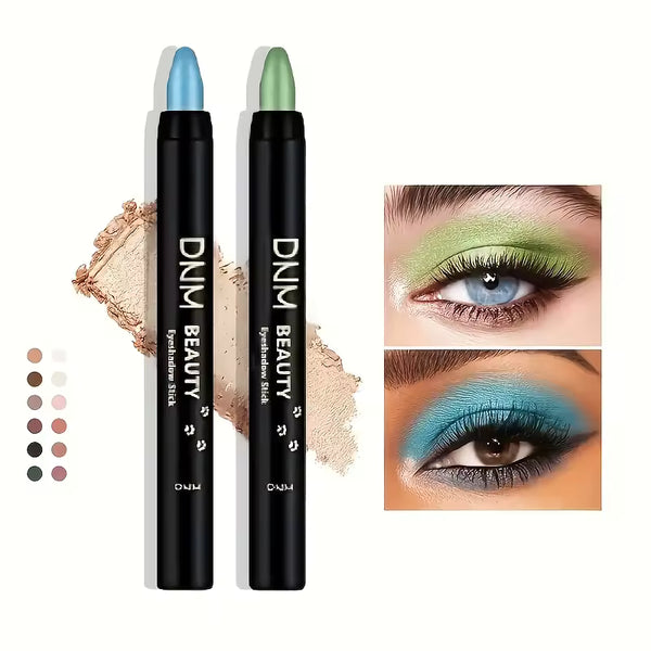 Sombra de Ojos Perlada de 16 Colores, Maquillaje de Ojos con Purpurina Colorida, Impermeable de Larga Duración, Sombra de Ojos que No se Corre