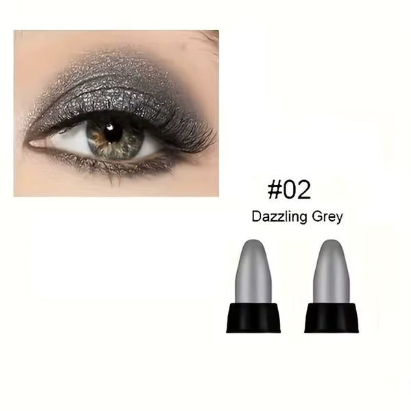 Sombra de Ojos Perlada de 16 Colores, Maquillaje de Ojos con Purpurina Colorida, Impermeable de Larga Duración, Sombra de Ojos que No se Corre