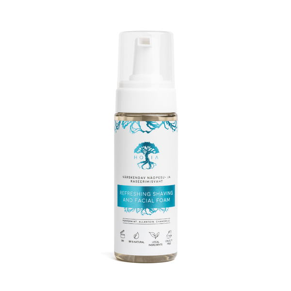 Refreshing Shaving and Facial Foam, 150ml - Sccoti