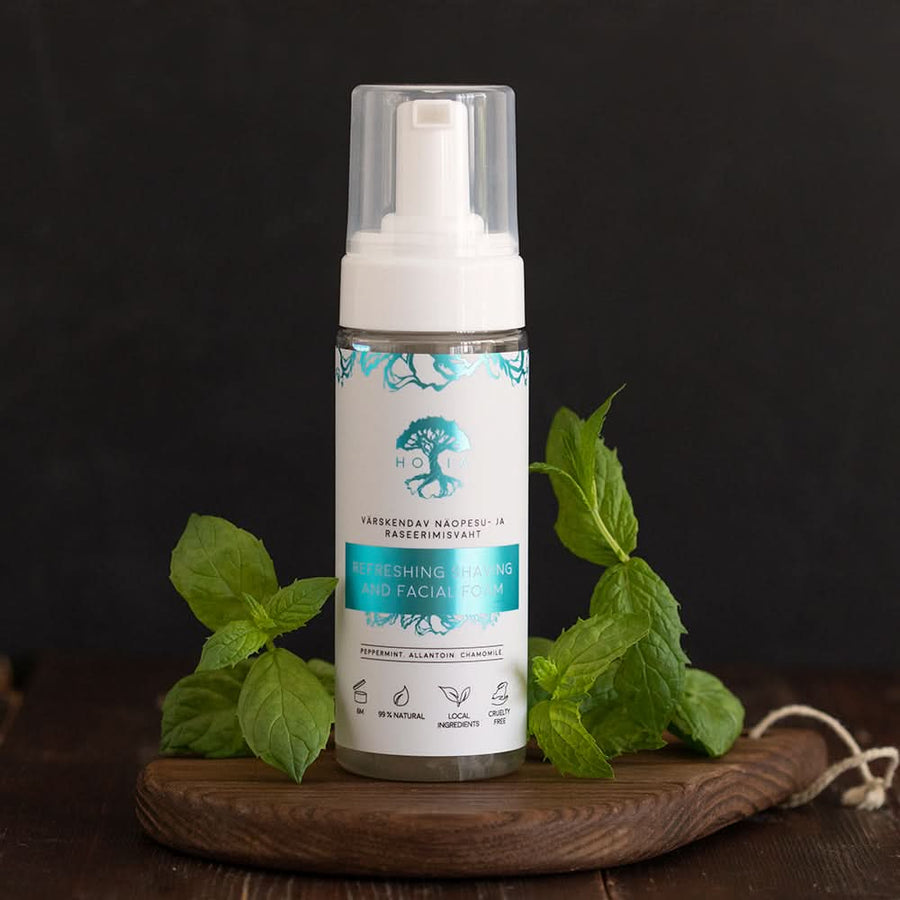 Refreshing Shaving and Facial Foam, 150ml - Sccoti