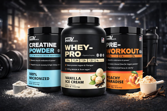 💪 Muscle Gain Pack - Creatine | Whey | Pre Workout