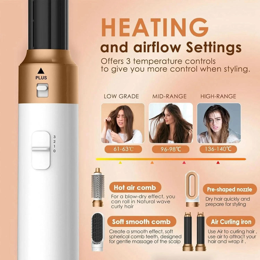 5 in 1 Styler: Your Ultimate Hair Styling Solution - Sccoti