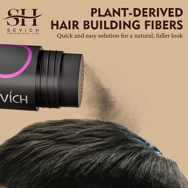 Polvo de fibras capilares para cubrir la pérdida de cabello y la barba irregular