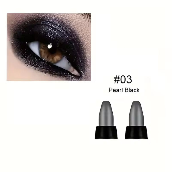Sombra de Ojos Perlada de 16 Colores, Maquillaje de Ojos con Purpurina Colorida, Impermeable de Larga Duración, Sombra de Ojos que No se Corre
