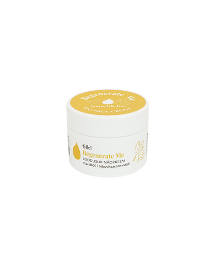 Crema facial Regenerate Me con aceite de zanahoria para pieles normales y mixtas, 50 ml