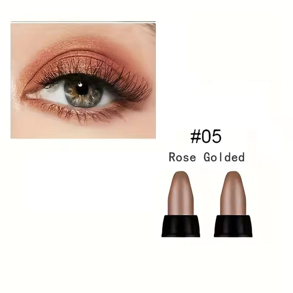 Sombra de Ojos Perlada de 16 Colores, Maquillaje de Ojos con Purpurina Colorida, Impermeable de Larga Duración, Sombra de Ojos que No se Corre